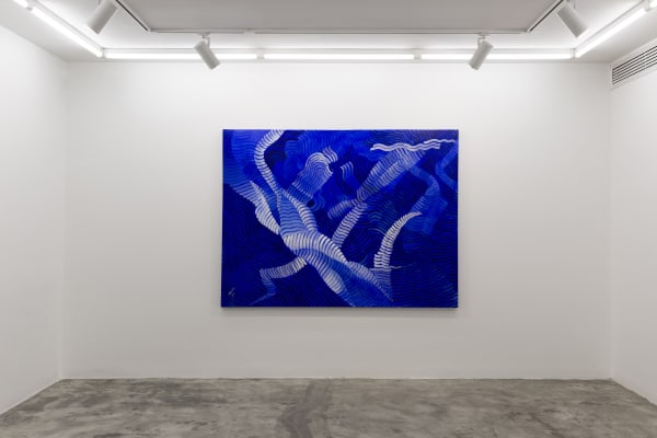 Installation View of Coloured Waves a solo presentation of works by Seroj Barseghian.