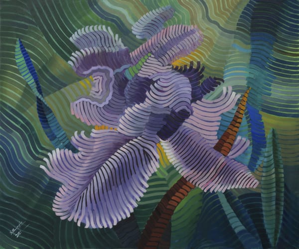 Purple Iris, 2021