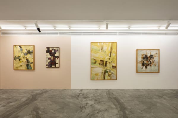 Installation View of Three Decades a solo presentation of works by Changiz Shahvagh