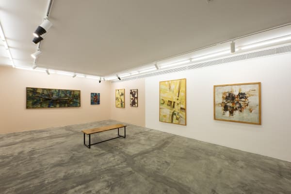 Installation View of Three Decades a solo presentation of works by Changiz Shahvagh.