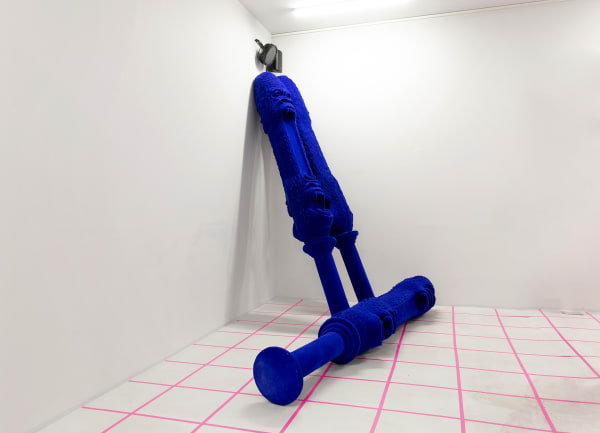 Installation View of Judgment Night: Daddy Kills People a solo presentation of works by Mamali Shafahi.