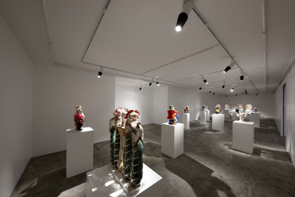 Installation View of Review a solo presentation of works by Mohsen Fouladpour.