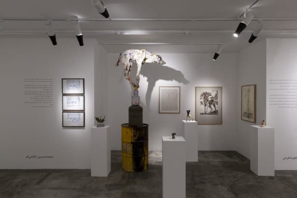 Installation View of Agog: Last Research a group presentation of works at +2.