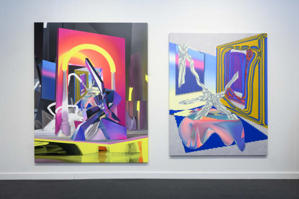 Installation view of Dastan's Booth at Frieze Los Angeles. Los Angeles, USA