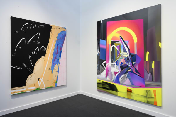 Installation view of Dastan's Booth at Frieze Los Angeles. Los Angeles, USA