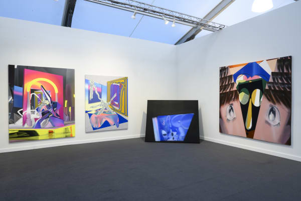 Installation view of Dastan's Booth at Frieze Los Angeles. Los Angeles, USA