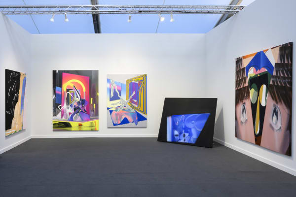 Installation view of Dastan's Booth at Frieze Los Angeles. Los Angeles, USA