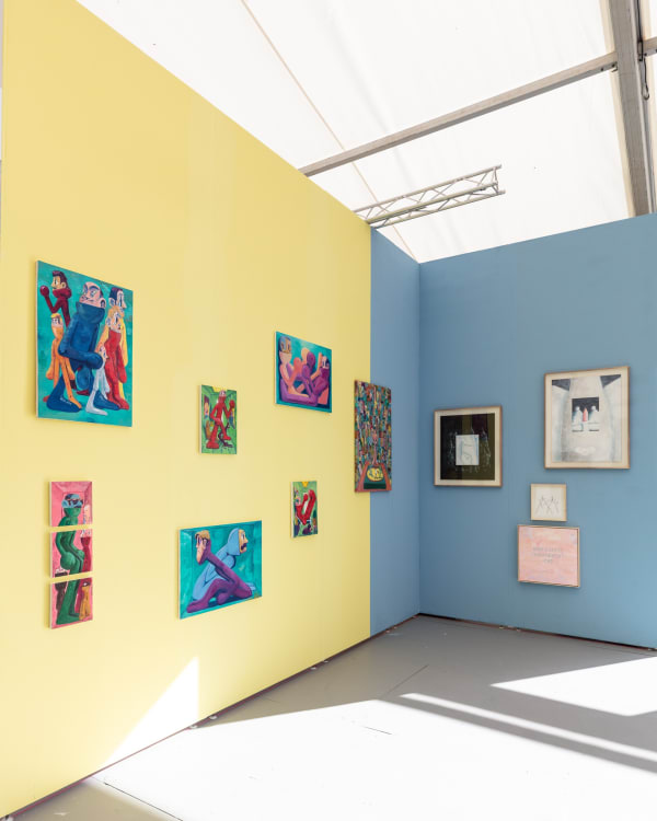 Installation view of Parallel Circuit's booth presented by Dastan Gallery.