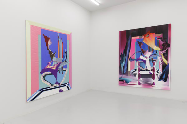 Installation view of Prospect a group presentation at Parallel Circuit.