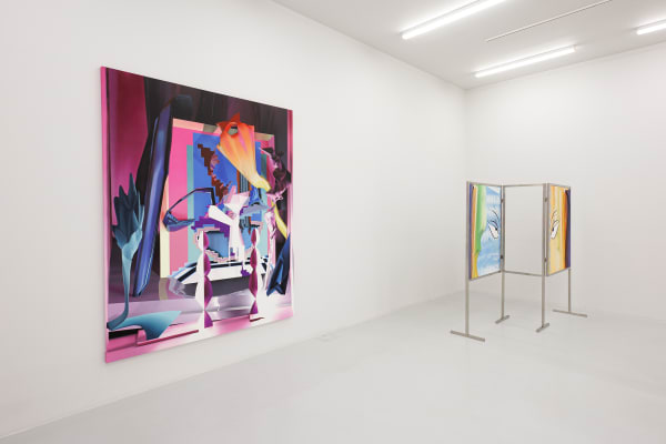 Installation view of Prospect a group presentation at Parallel Circuit.