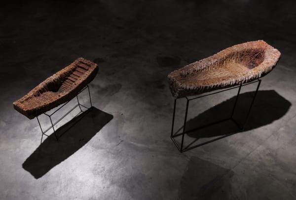 Installation View of Beyond the Seas solo exhibition of works by Mohammad pirryaee.