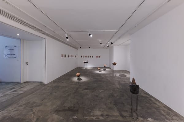 Installation View of Beyond the Seas solo exhibition of works by Mohammad pirryaee.