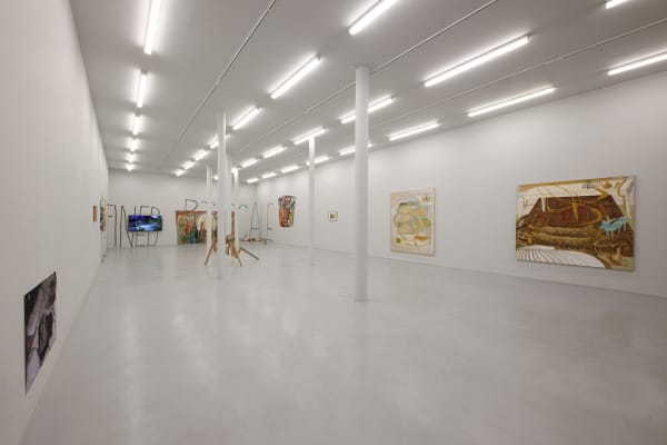 Installation view of Prospect 2 a group show at Parallel Circuit.