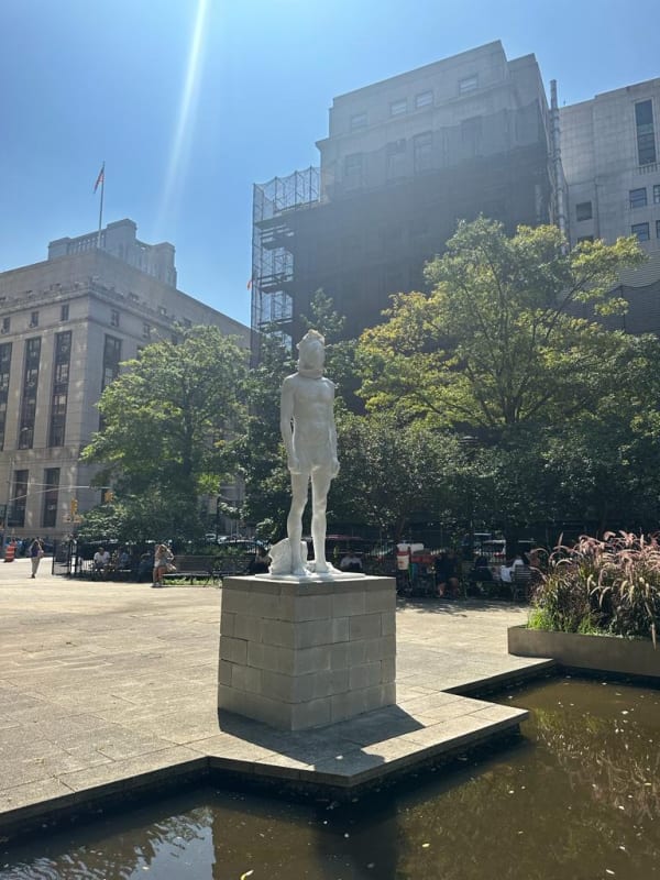 Installation View of a solo exhibition work by Reza Aramesh at Armory Of Site 2023.