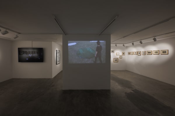 Installation View of 'In Itself', a duo presentation 2023 at Dastan's Basement.