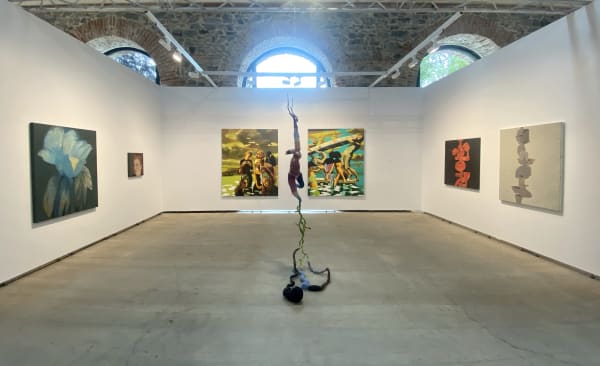 Installation view of a group Presentation at Contemporary Istanbul 2023.