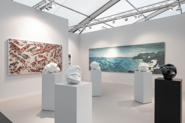 Installation View of Dastan's Booth at Frieze London, 2023