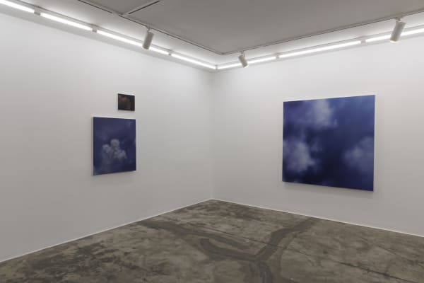 Installation View of Clouds Solo Exhibition of Works by Elahe Farzi.