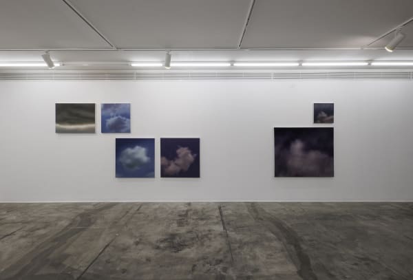Installation View of Clouds Solo Exhibition of Works by Elahe Farzi.