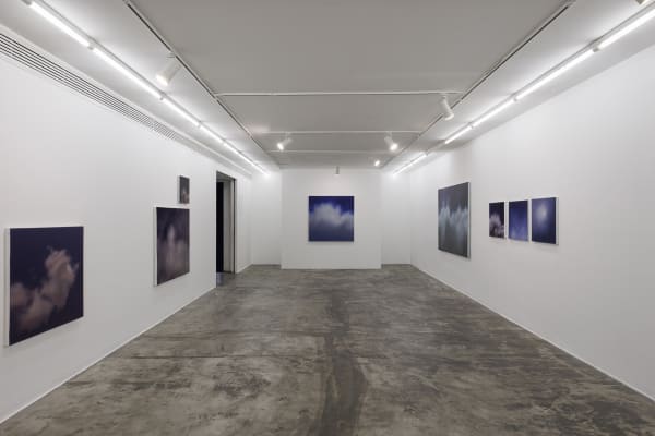 Installation View of Clouds Solo Exhibition of Works by Elahe Farzi.