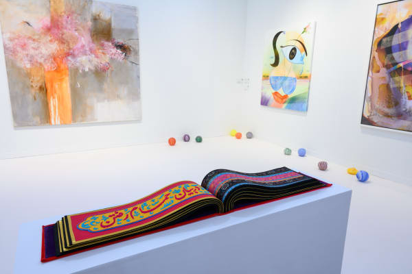 Installation View of Dastan's Booth at Frieze LA.