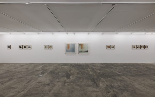 Installation view of The Syntax of Effeacement a solo exhibition of works by Mehran Mohajer.