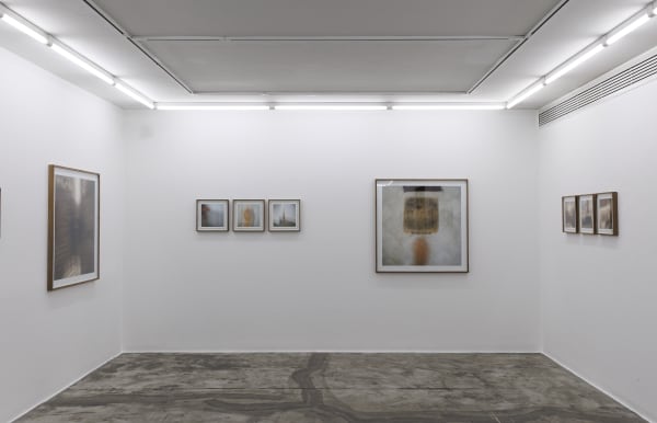 Installation view of The Syntax of Effeacement a solo exhibition of works by Mehran Mohajer.