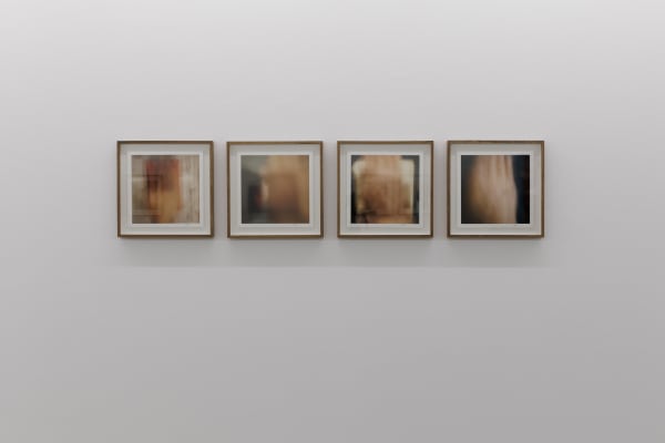 Installation view of The Syntax of Effeacement a solo exhibition of works by Mehran Mohajer.