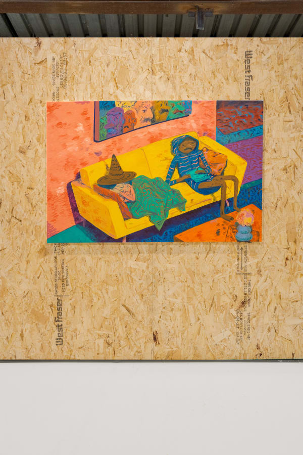 Installation View of I Wish You Felt The Same Way solo exhibition of works by Milad Moosavi.