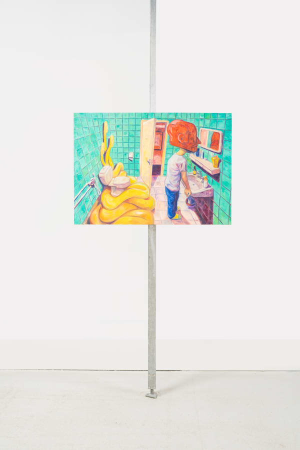 Installation View of I Wish You Felt The Same Way solo exhibition of works by Milad Moosavi.