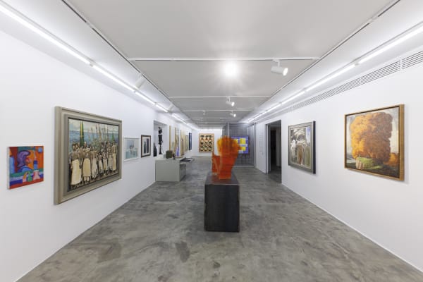 Installation view of A Collection Group exhibition by master artist's part 1.