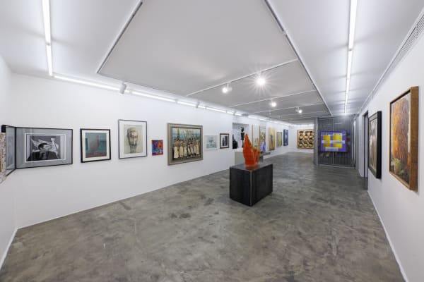 Installation view of A Collection Group exhibition by master artist's part 1.
