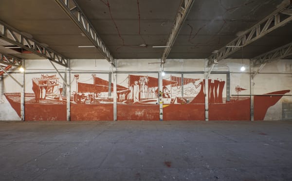 Installation View of Mirza Hamid's Shelter solo exhibition of works by Mirza Hamid.