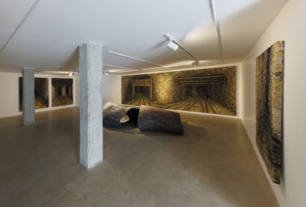 Installation View of In Silent Expanse a solo exhibition of works by Nasrin Maleksabet.