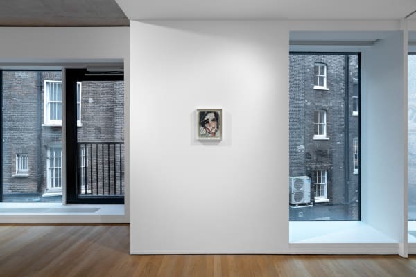 Installation View of Perfect Strangers: Leyly Matine-Daftary and Manoucher Yektai curated by Negar Azimi at Frieze's No.9 Cork Street