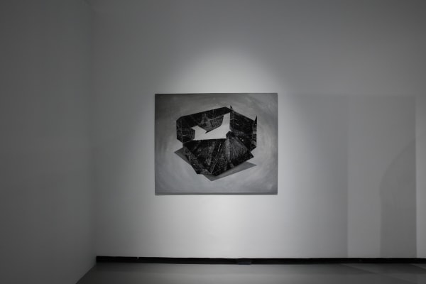 Installation view of Revision: Labyrinths a solo exhibition of works by Atefeh Majidi Nezhad.
