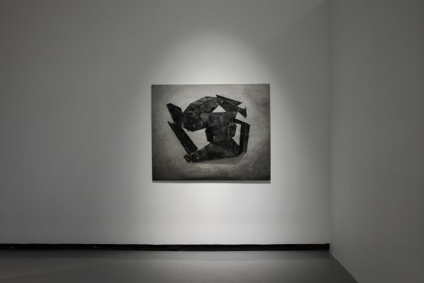 Installation view of Revision: Labyrinths a solo exhibition of works by Atefeh Majidi Nezhad.