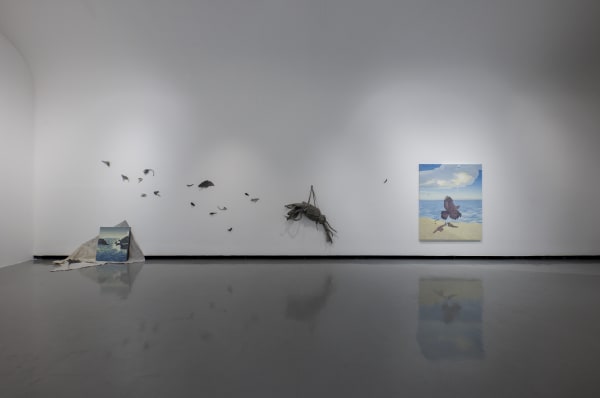 Installation view of Nashi Wind a solo exhibition of works by Meghdad Lorpour.
