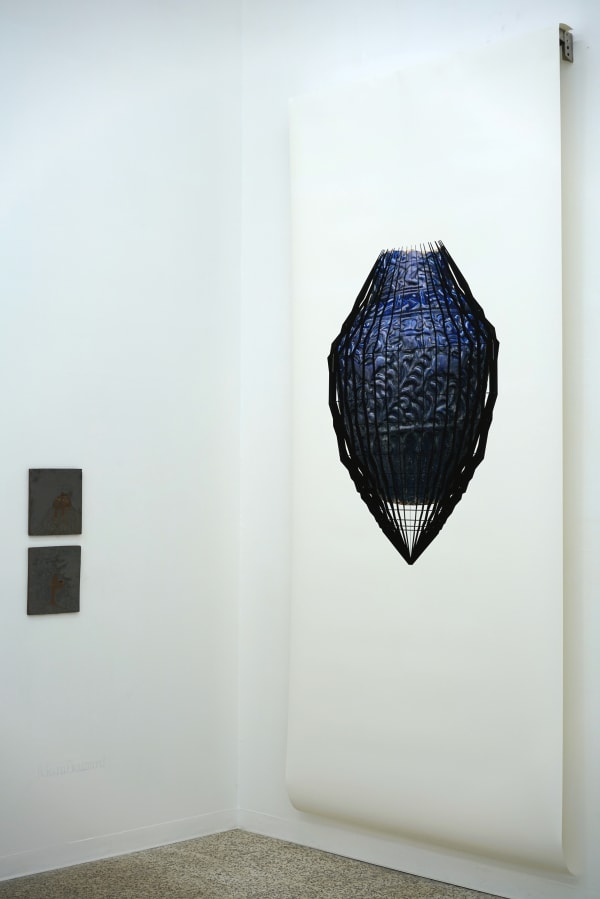 Installation view of a group presentation of works by several artists presented by Zaal Art Gallery in collaboration with Guest House.