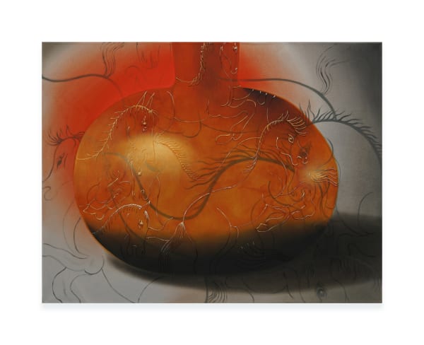 Installation view of a group presentation of works by several artists presented by Zaal Art Gallery in collaboration with Guest House.