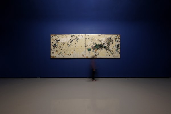 Installation view of The Great War a solo presentation of works by Shahriar Ahmadi.