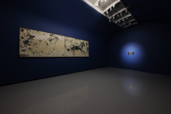 Installation view of The Great War a solo presentation of works by Shahriar Ahmadi.