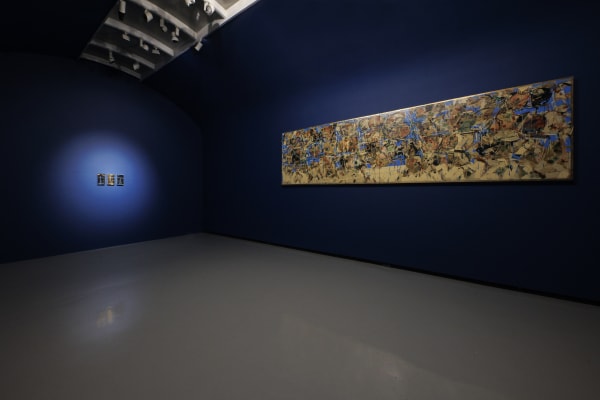 Installation view of The Great War a solo presentation of works by Shahriar Ahmadi.