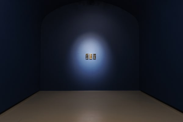 Installation view of The Great War a solo presentation of works by Shahriar Ahmadi.