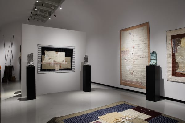 Installation view of | Four-Seasons | Shah Abbas and His Page Boy a solo exhibition of works by Fereydoun Ave.