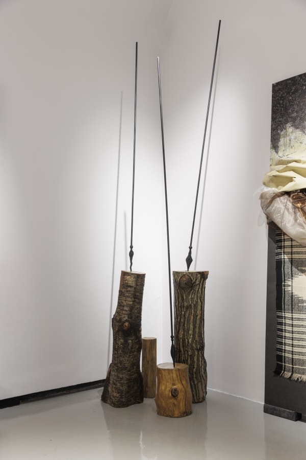 Installation view of | Four-Seasons | Shah Abbas and His Page Boy a solo exhibition of works by Fereydoun Ave.