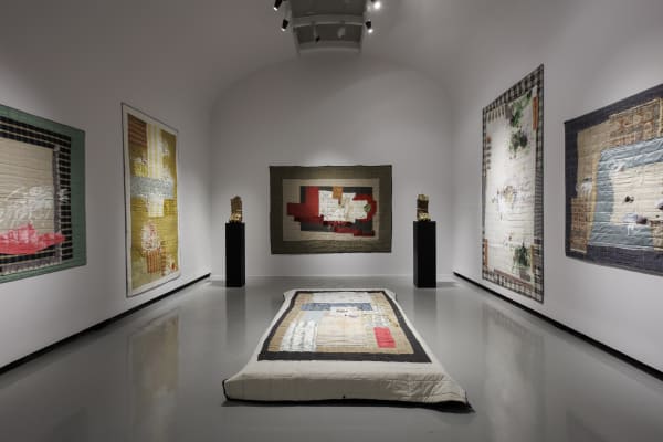 Installation view of | Four-Seasons | Shah Abbas and His Page Boy a solo exhibition of works by Fereydoun Ave.