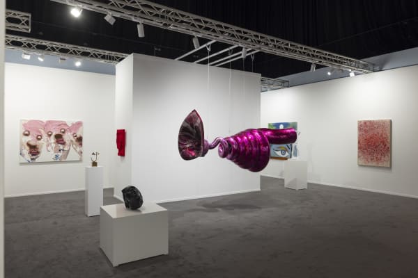 Installation View of Dastan's Booth at Art Dubai 2025.