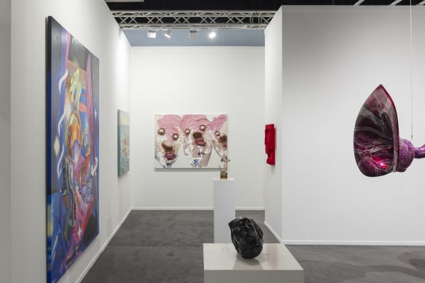Installation View of Dastan's Booth at Art Dubai 2025.
