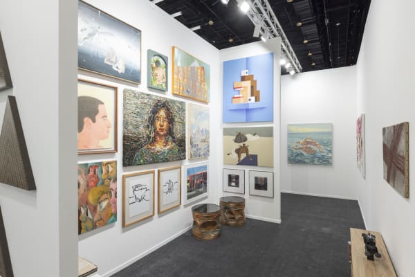 Installation View of Dastan's Booth at Art Dubai 2025.